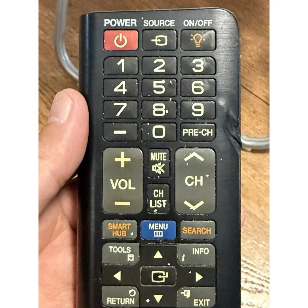 OEM SAMSUNG Smart TV QWERTY Keyboard Remote Control BN59-01134B, Good Condition